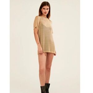 Lenni Solis Chain Tee Dress Small